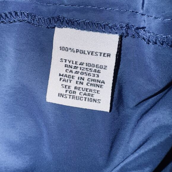 Liv By Habitat Clothes SM Blue Tunic Bubble Full Zip Vest Pocket Cinch Lagenlook - Picture 6 of 7